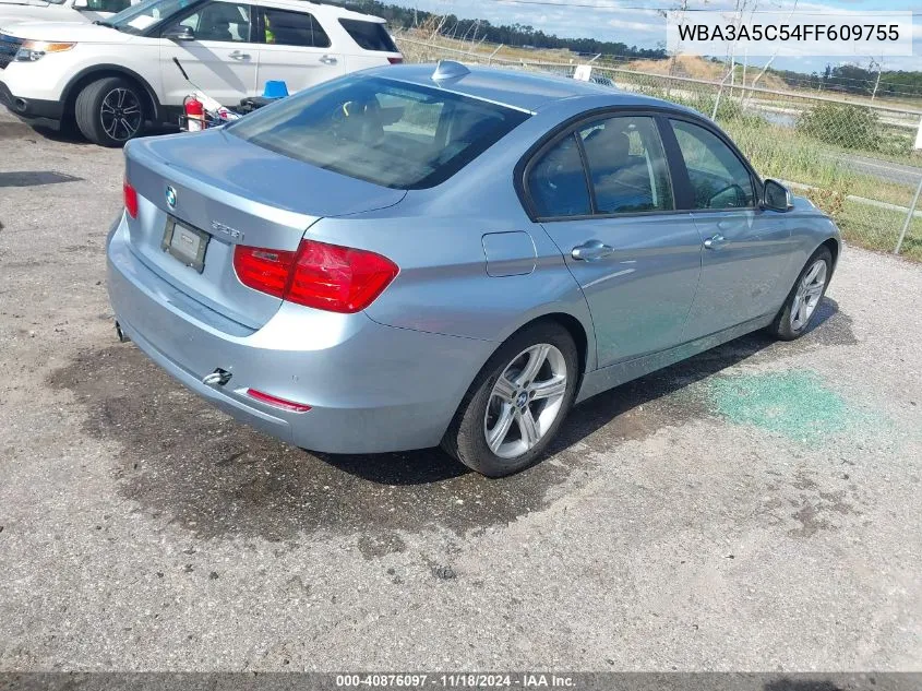 2015 BMW 328I VIN: WBA3A5C54FF609755 Lot: 40876097