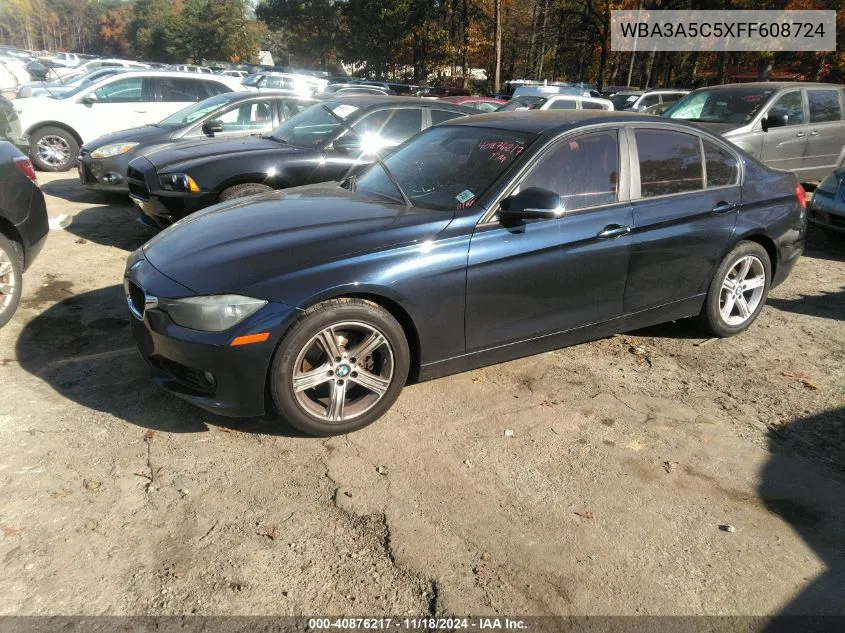 2015 BMW 328I VIN: WBA3A5C5XFF608724 Lot: 40876217