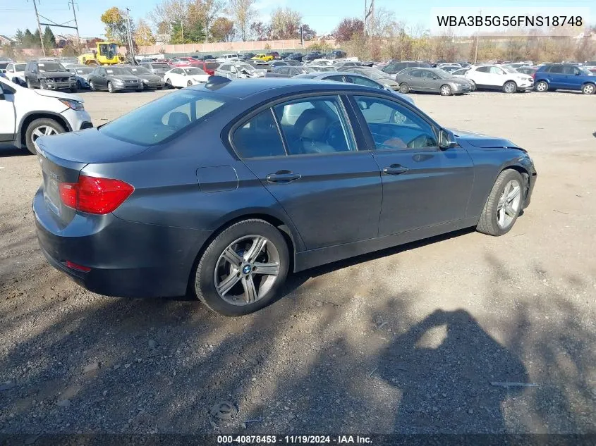 2015 BMW 328I xDrive VIN: WBA3B5G56FNS18748 Lot: 40878453