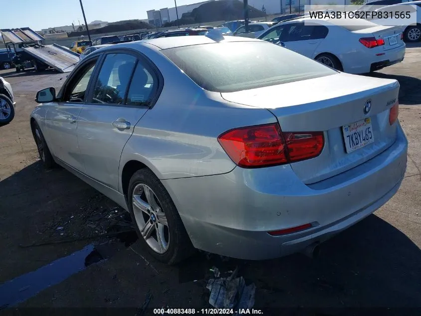 2015 BMW 320I VIN: WBA3B1C52FP831565 Lot: 40883488