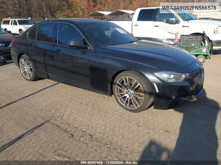 2015 BMW 335I VIN: WBA3A9G52FNS66578 Lot: 40897406