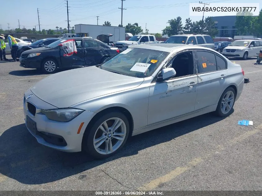 WBA8A9C52GK617777 2016 BMW 320I