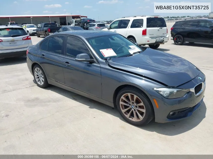 WBA8E1G5XGNT35725 2016 BMW 320I