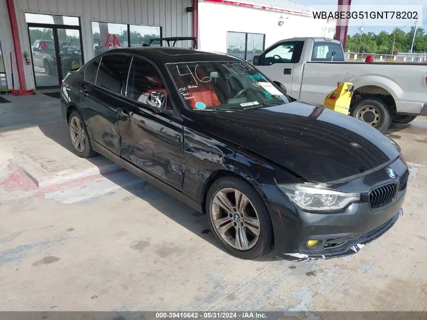 WBA8E3G51GNT78202 2016 BMW 328I xDrive