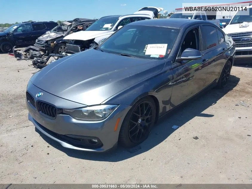 WBA8E5G52GNU20114 2016 BMW 320I xDrive