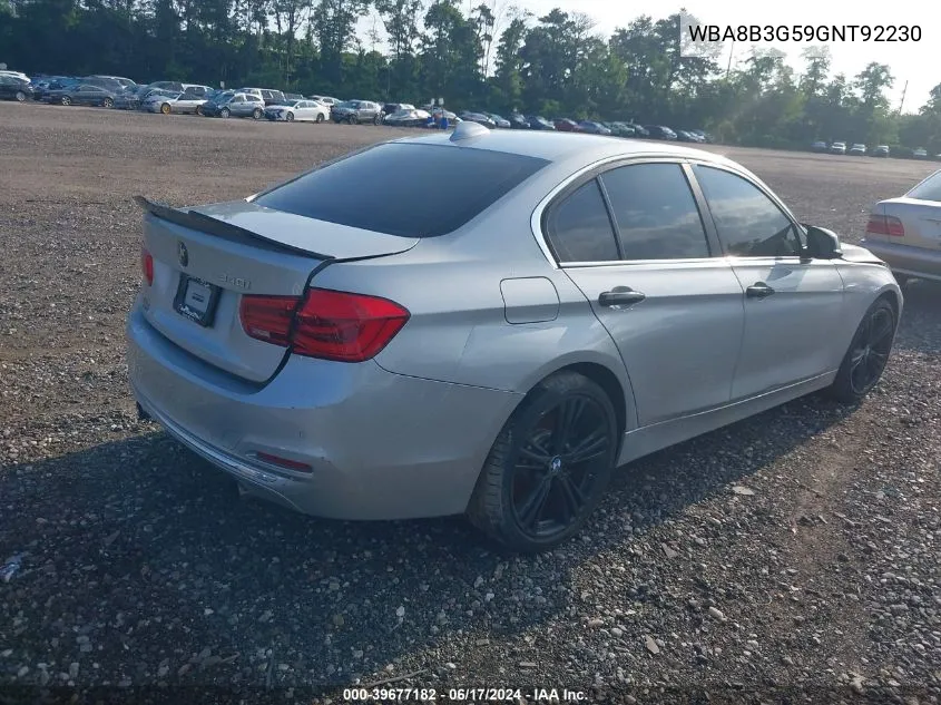 WBA8B3G59GNT92230 2016 BMW 340I