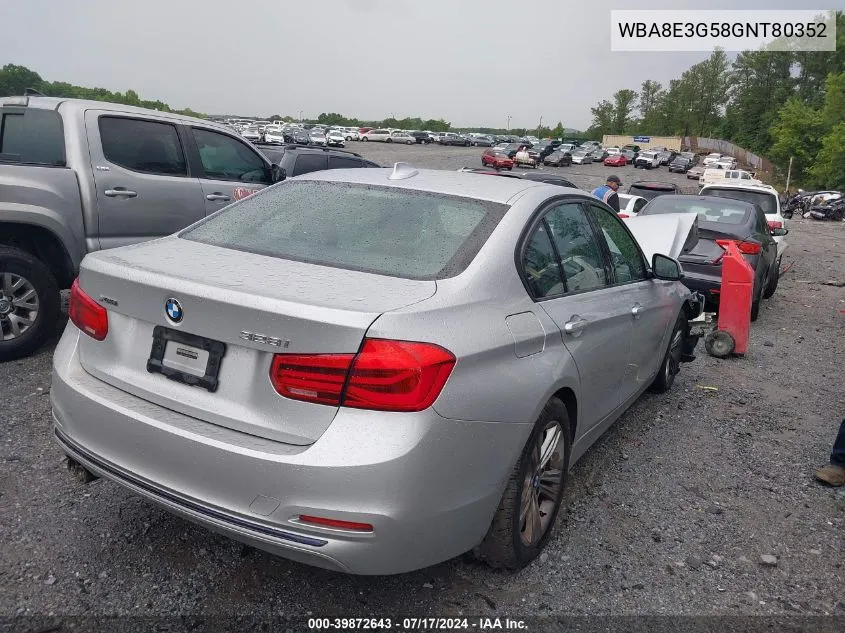 WBA8E3G58GNT80352 2016 BMW 328I xDrive