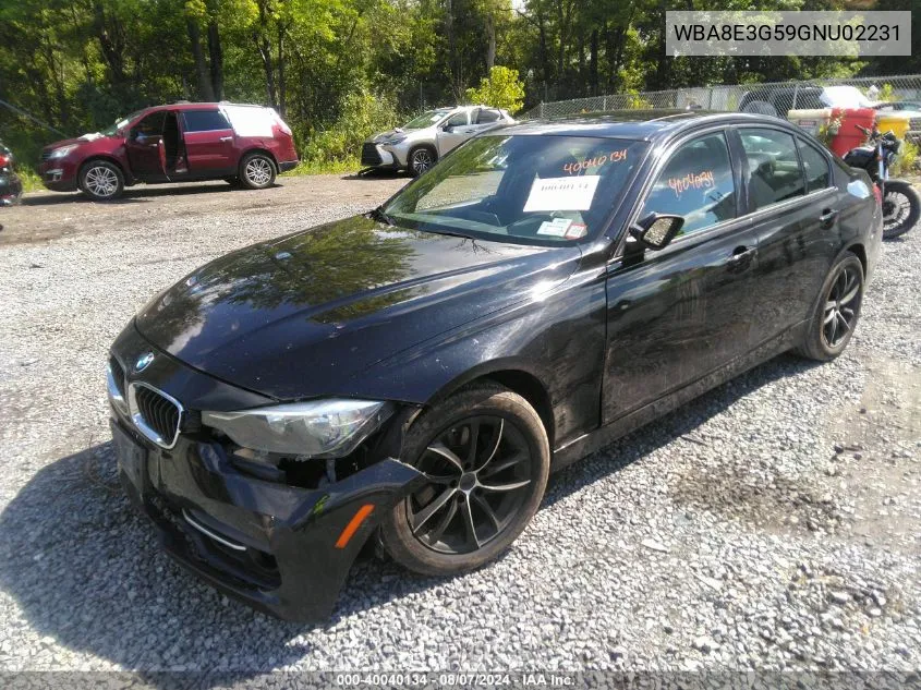 WBA8E3G59GNU02231 2016 BMW 328I xDrive