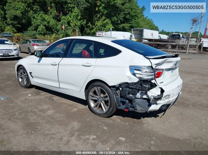 WBA8Z5C53GG500505 2016 BMW 328I Gran Turismo xDrive