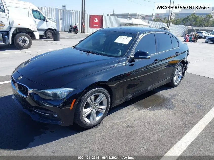 2016 BMW 328I VIN: WBA8E9G56GNT82667 Lot: 40112345