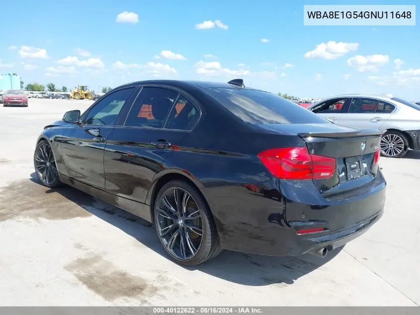 WBA8E1G54GNU11648 2016 BMW 320I