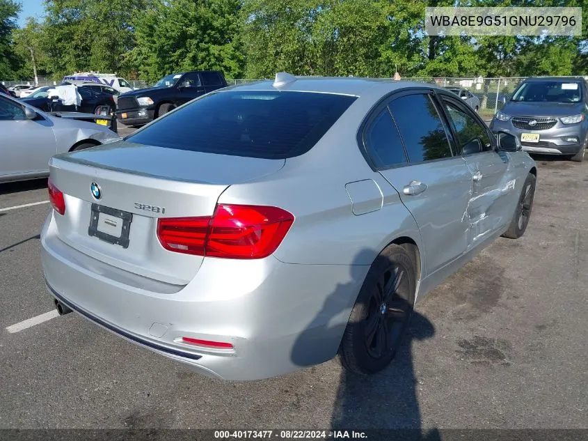 2016 BMW 328I VIN: WBA8E9G51GNU29796 Lot: 40173477