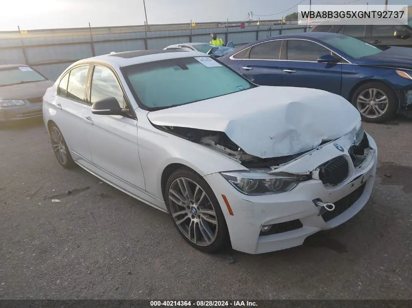 2016 BMW 340I VIN: WBA8B3G5XGNT92737 Lot: 40214364