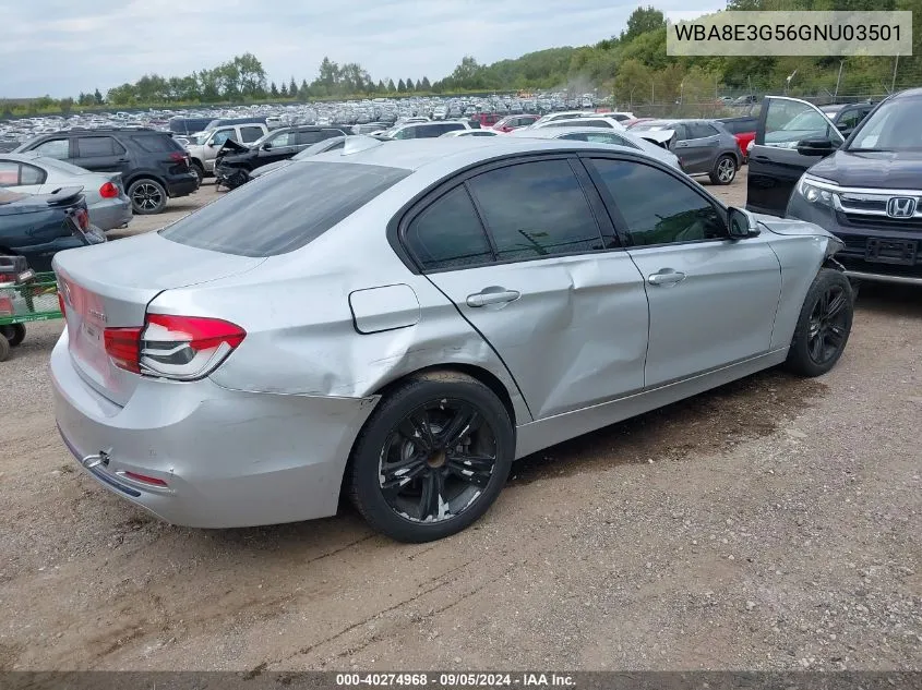 2016 BMW 328I Xi Sulev VIN: WBA8E3G56GNU03501 Lot: 40274968