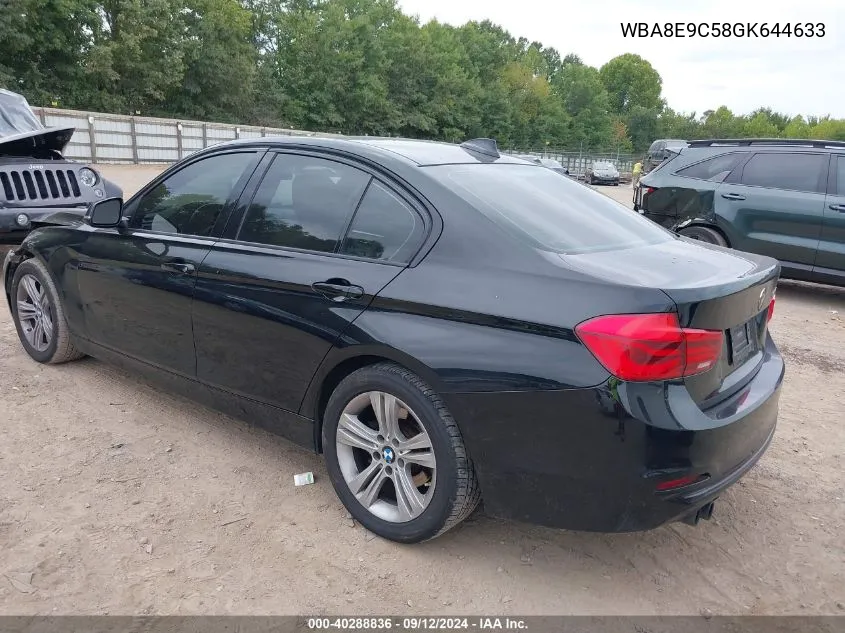 WBA8E9C58GK644633 2016 BMW 328I