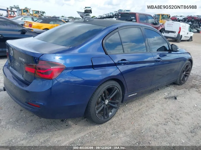 WBA8E9G52GNT86988 2016 BMW 328I