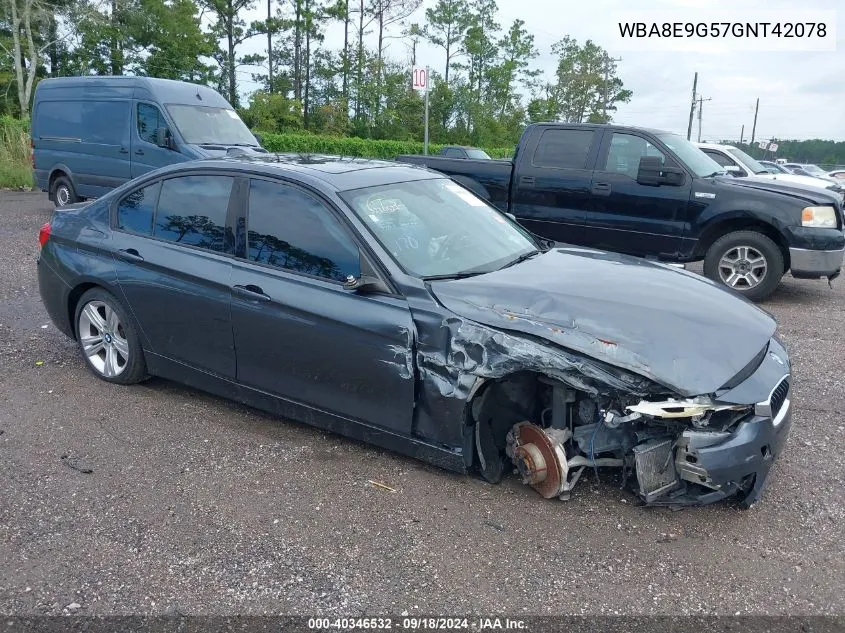 2016 BMW 328I VIN: WBA8E9G57GNT42078 Lot: 40346532