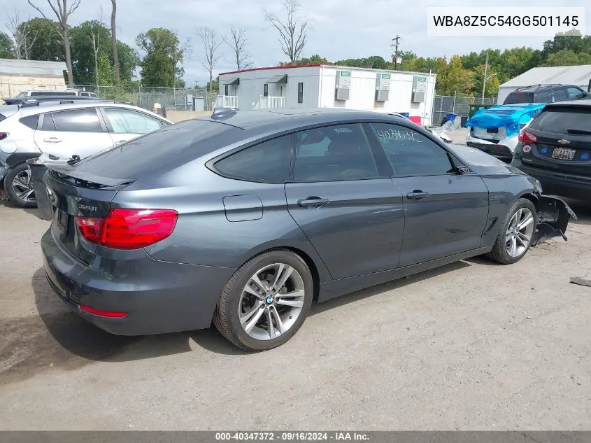 2016 BMW 328 Xigt Sulev VIN: WBA8Z5C54GG501145 Lot: 40347372