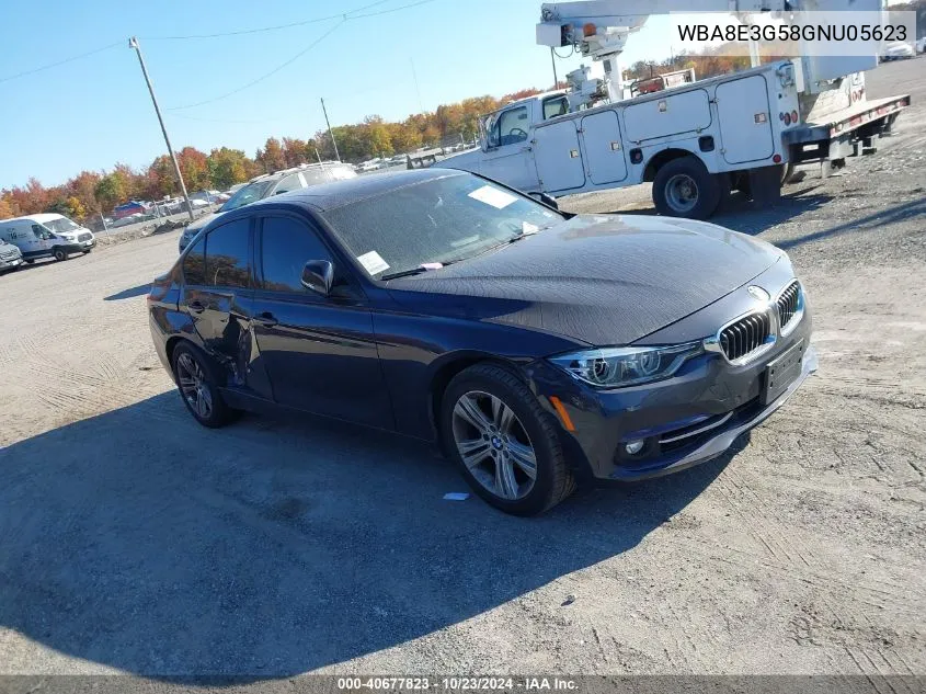 2016 BMW 328I xDrive VIN: WBA8E3G58GNU05623 Lot: 40677823