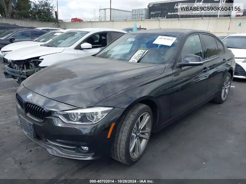 2016 BMW 328I VIN: WBA8E9C59GK604156 Lot: 40702014