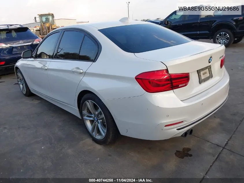 2016 BMW 328I VIN: WBA8E9G55GNU29686 Lot: 40744258