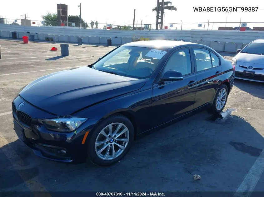 2016 BMW 320I VIN: WBA8E1G56GNT99387 Lot: 40767316