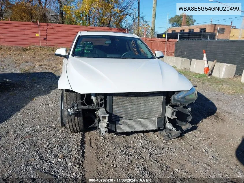 2016 BMW 320I xDrive VIN: WBA8E5G54GNU20499 Lot: 40767430