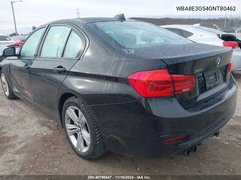 2016 BMW 328 Xi Sulev VIN: WBA8E3G54GNT80462 Lot: 40790447