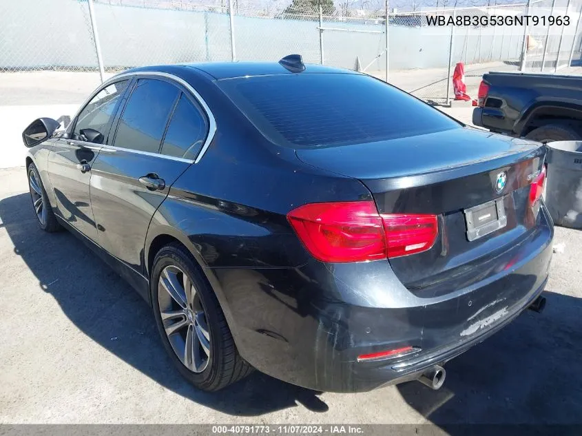 2016 BMW 340I VIN: WBA8B3G53GNT91963 Lot: 40791773