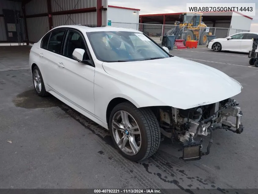 2016 BMW 340I xDrive VIN: WBA8B7G50GNT14443 Lot: 40792221