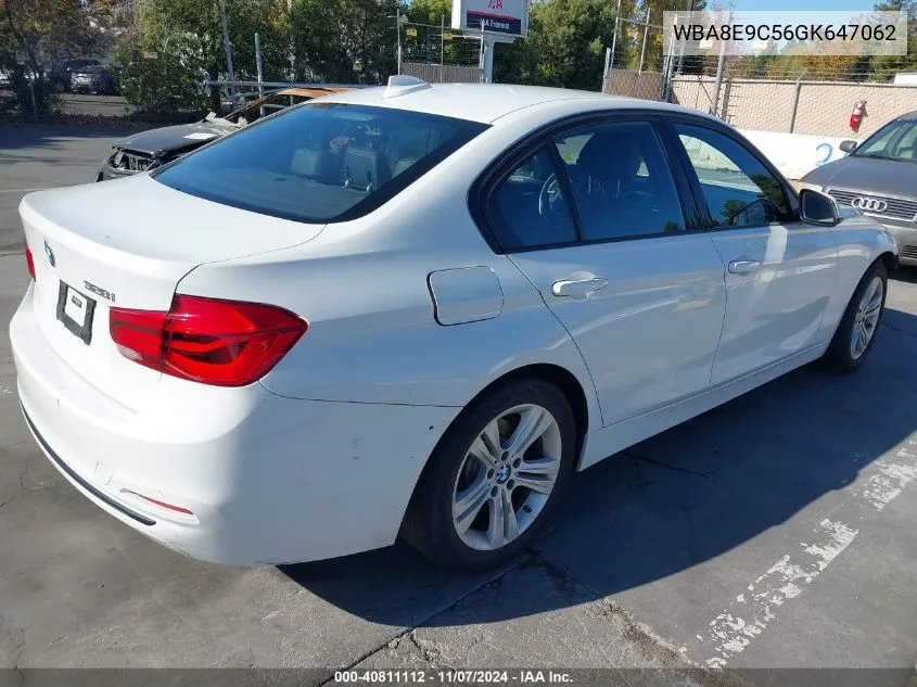 2016 BMW 328I VIN: WBA8E9C56GK647062 Lot: 40811112