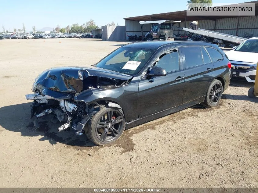 2016 BMW 328 D xDrive VIN: WBA8J1C53GK710633 Lot: 40819558