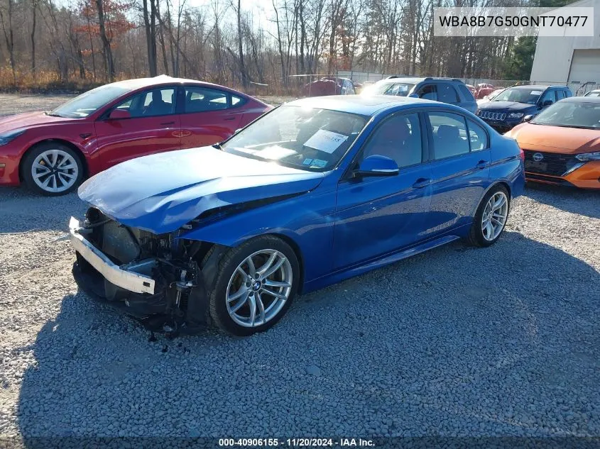 2016 BMW 340I xDrive VIN: WBA8B7G50GNT70477 Lot: 40906155