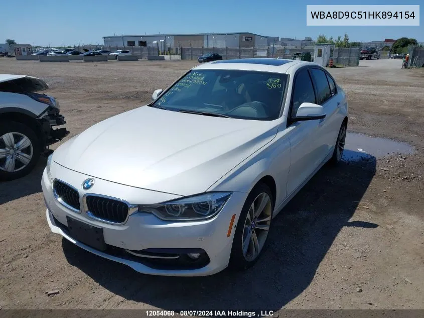 WBA8D9C51HK894154 2017 BMW 330 Xi