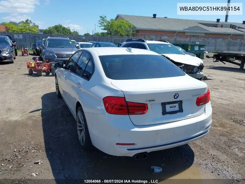 WBA8D9C51HK894154 2017 BMW 330 Xi