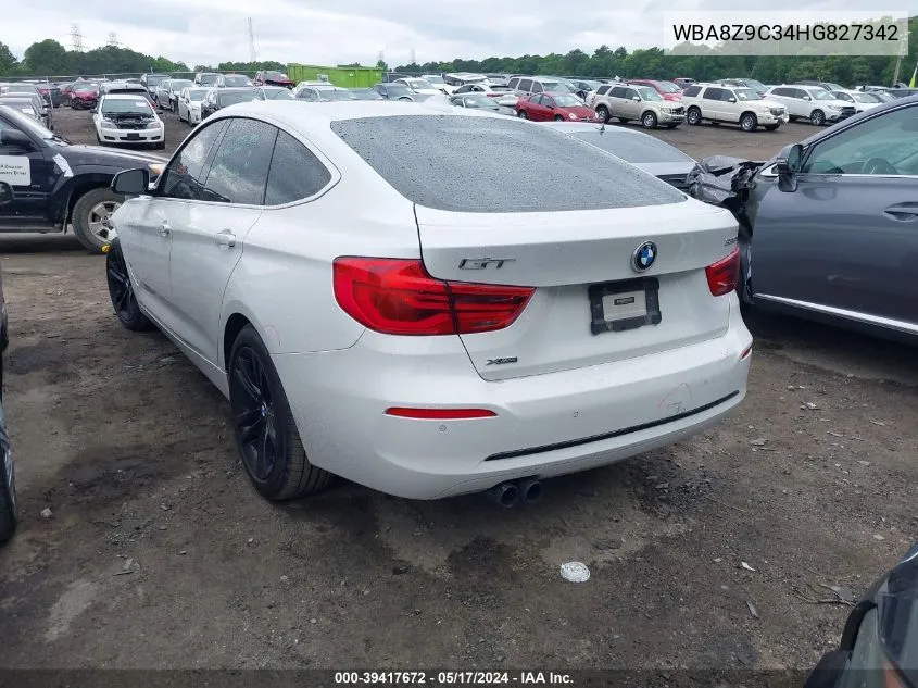 2017 BMW 330I Gran Turismo xDrive VIN: WBA8Z9C34HG827342 Lot: 39417672