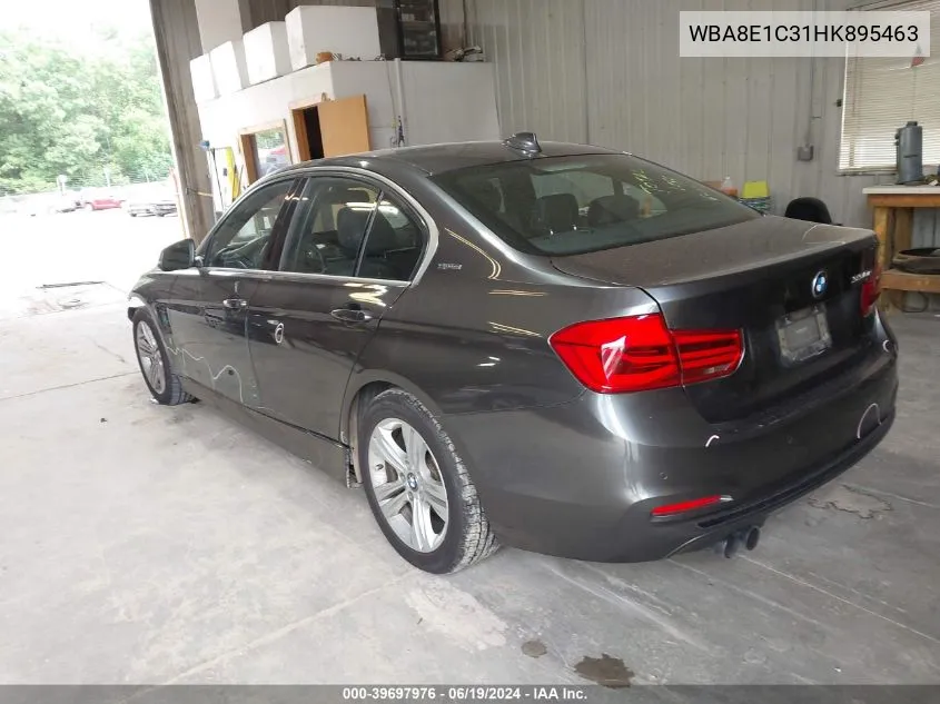 WBA8E1C31HK895463 2017 BMW 330E Iperformance