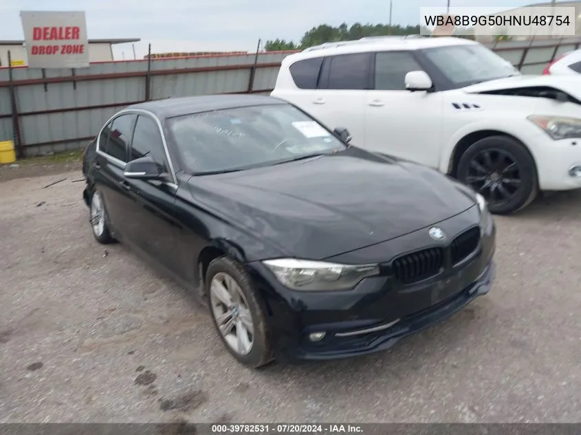 2017 BMW 330I VIN: WBA8B9G50HNU48754 Lot: 39782531