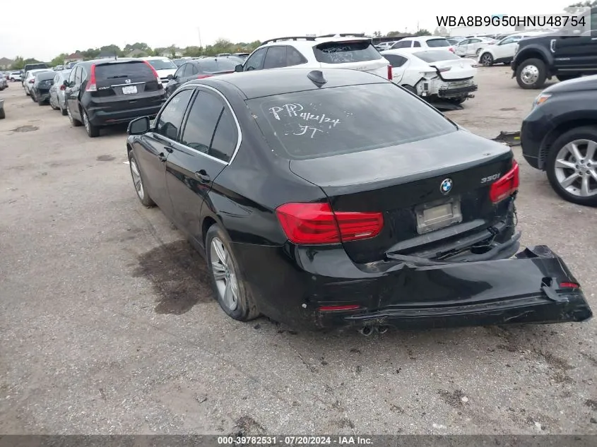 2017 BMW 330I VIN: WBA8B9G50HNU48754 Lot: 39782531