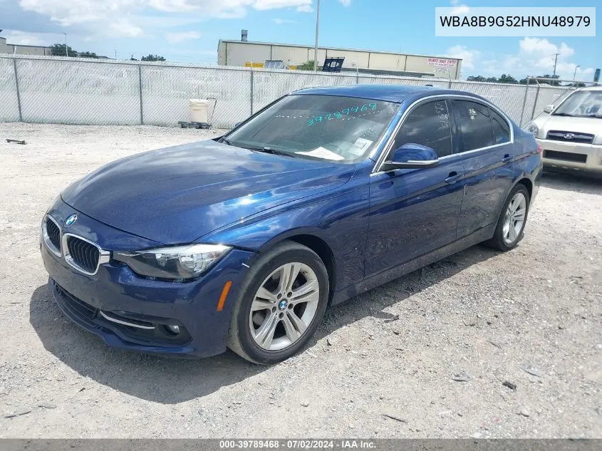 2017 BMW 330I VIN: WBA8B9G52HNU48979 Lot: 39789468