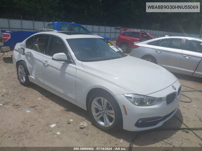 2017 BMW 330I VIN: WBA8B9G30HNU55069 Lot: 39890985