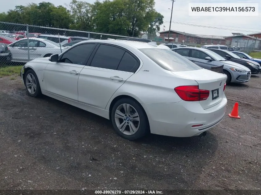 2017 BMW 330E Iperformance VIN: WBA8E1C39HA156573 Lot: 39976270