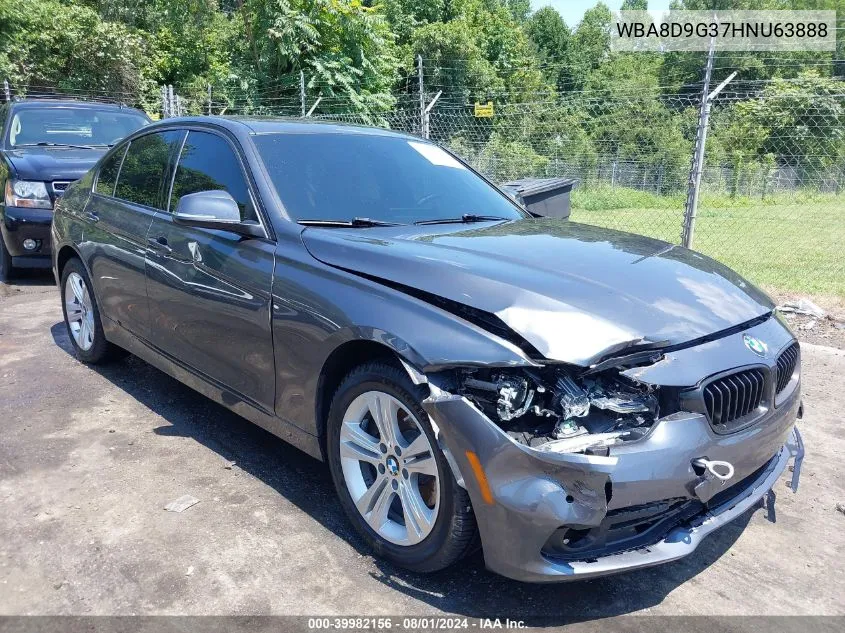 2017 BMW 330I xDrive VIN: WBA8D9G37HNU63888 Lot: 39982156