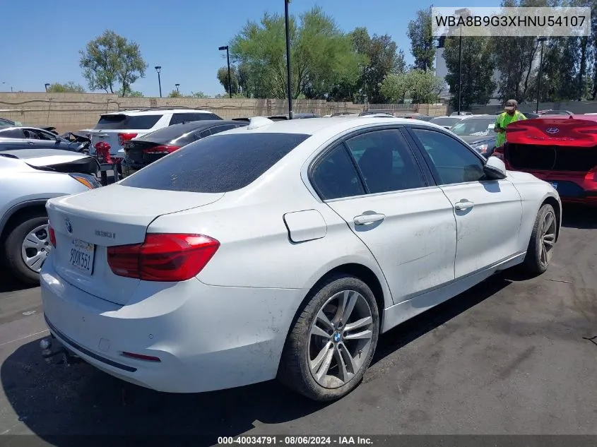 WBA8B9G3XHNU54107 2017 BMW 330I