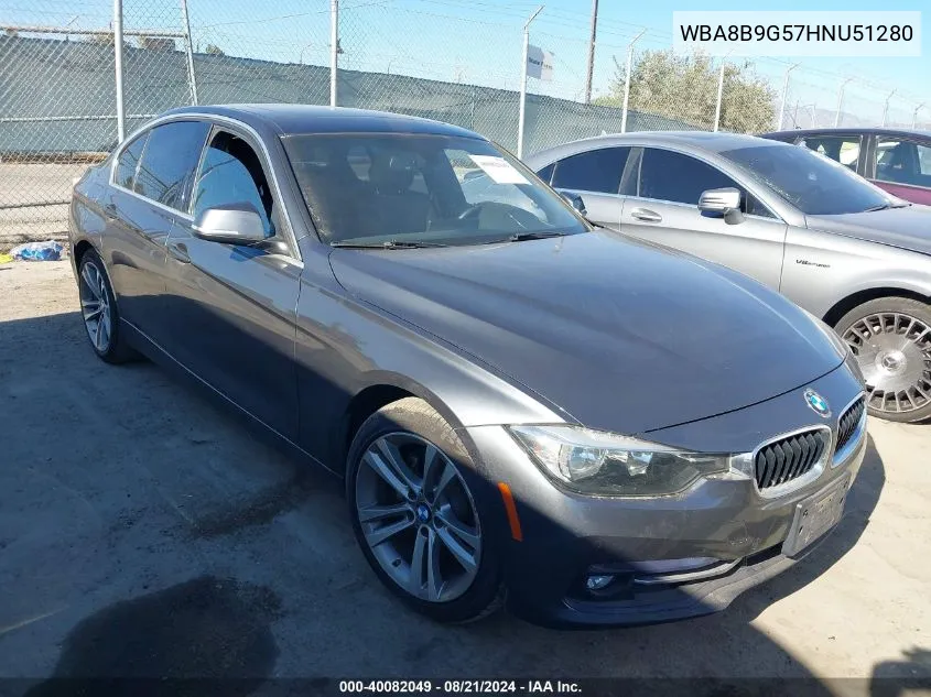 WBA8B9G57HNU51280 2017 BMW 330I