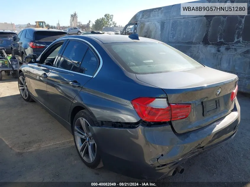 WBA8B9G57HNU51280 2017 BMW 330I