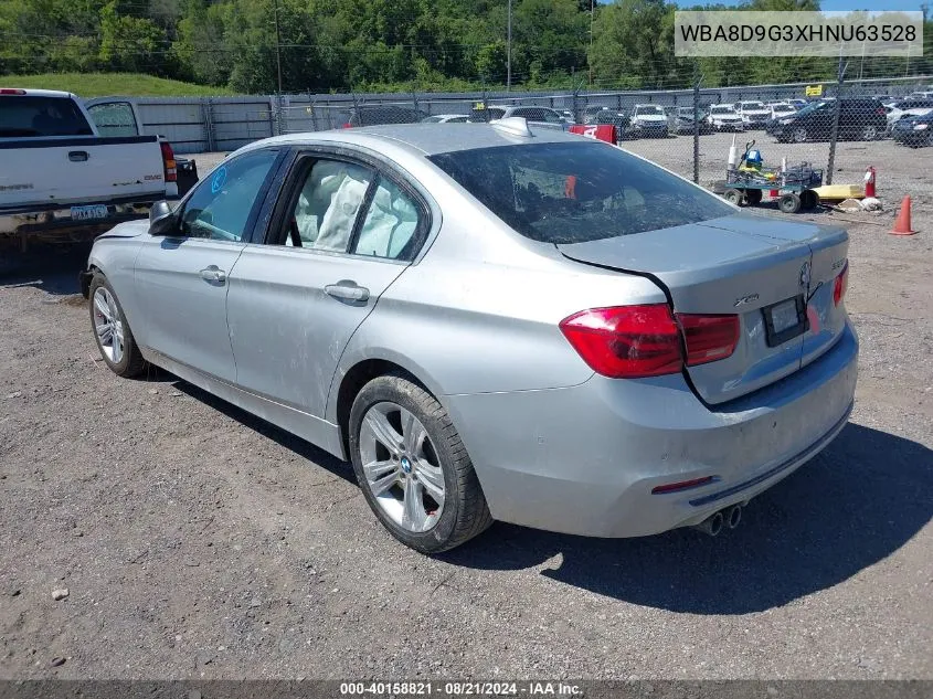 2017 BMW 330I xDrive VIN: WBA8D9G3XHNU63528 Lot: 40158821