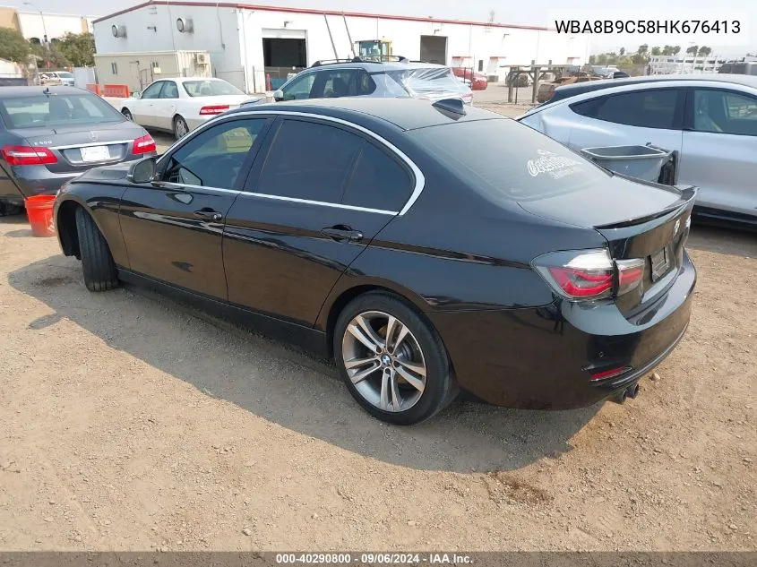 2017 BMW 330I VIN: WBA8B9C58HK676413 Lot: 40290800