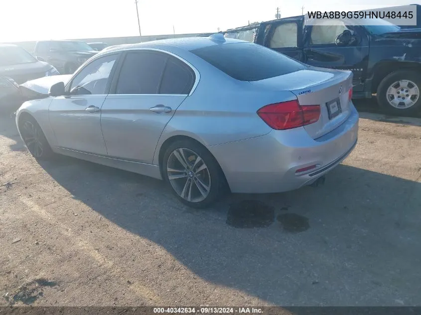 2017 BMW 330 I VIN: WBA8B9G59HNU48445 Lot: 40342634