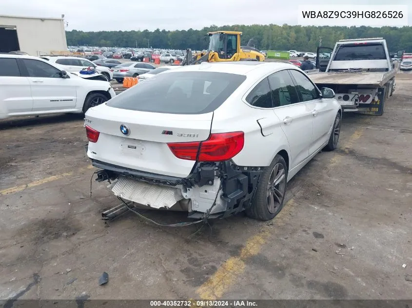 2017 BMW 330I Gran Turismo xDrive VIN: WBA8Z9C39HG826526 Lot: 40352732